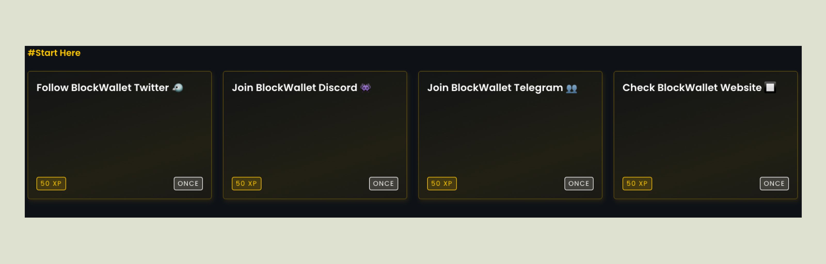 First Task To Do On Zealy | BlockWallet